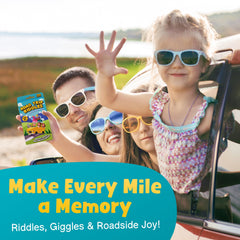 WELL BALANCED Road Trip Riddles travel essentials keep car journeys lively and stress-free.