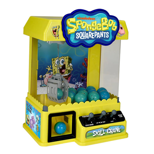 Well Played SpongeBob Skill Crane cabinet offers kid-friendly at-home arcade fun.
