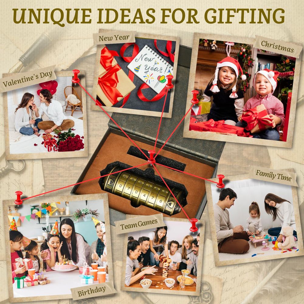 Wellsee Da Vinci Code cryptex offers a unique gift experience