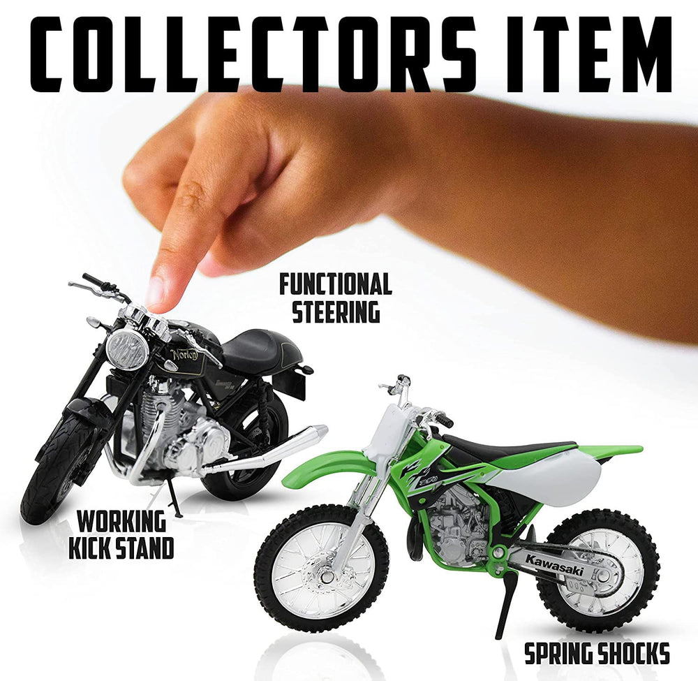 Welly RM250 diecast with working kick stand for authentic posing