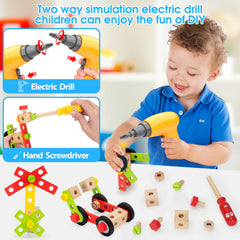 WEMEMORN toy wrench and pliers support fine motor skills.