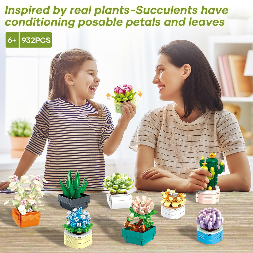 WEMEWEME 9-pack closeup of bonsai assembly highlights detailed pieces for creative play