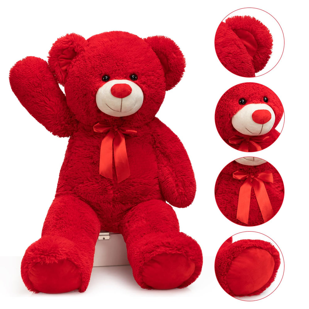 WENMOTDY cuddling-sized teddy invites snuggle sessions.