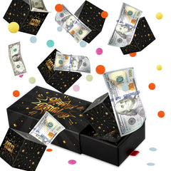 WenmthG black gold surprise box design for celebrations