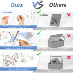 WenmthG thick-cardboard-construction ensures strong, durable packaging during shipping.