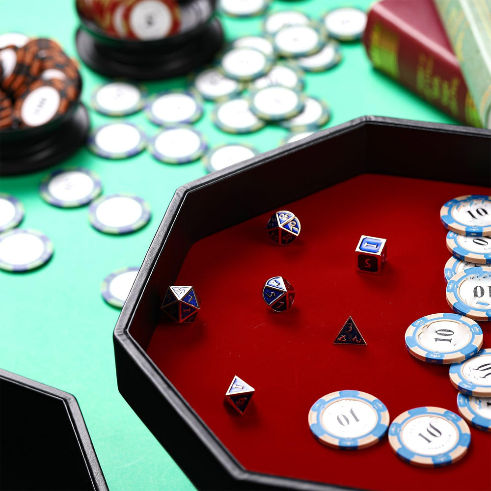 Wenqik black and red trays brighten gaming tables with stylish practicality