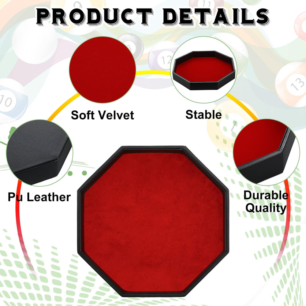 Wenqik velvet-lined interior cushions dice and protects surfaces during play