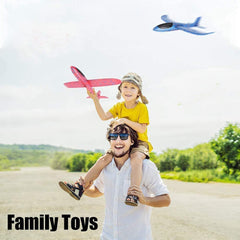 Wentoyce outdoor-play plane invites active outdoor fun and coordination.