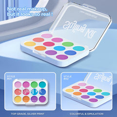 WenToyce blush palette in pretend kit sparks creativity during make-believe beauty sessions.