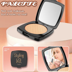WenToyce toy compact mirror enhances self-expression during pretend makeovers.