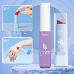 WenToyce lipstick piece encourages safe, playful color imagination during dress-up.