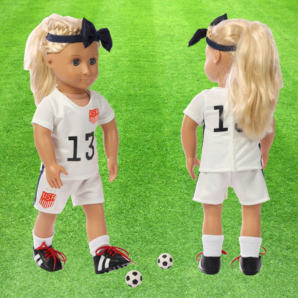 Wenzhuo 18in doll accessory set with medals and hairpieces