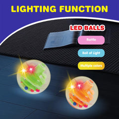 WEofferwhatYOUwant LED Activity Ball made of BPA-free polycarbonate for sturdy toddler use