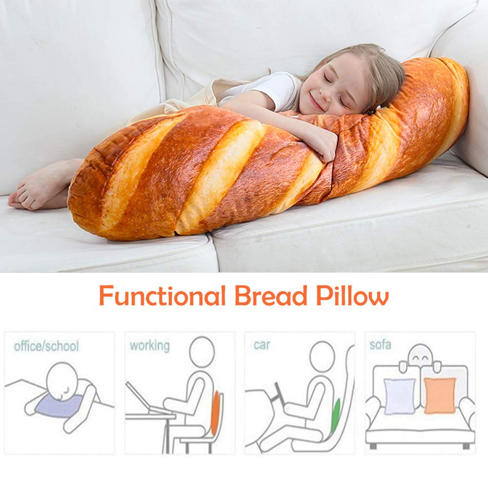 Wepop loaf pillow back view adds cozy accent to any chair.