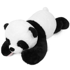 Wepop 5lb weighted panda plush, 24 inches, cozy hugs.
