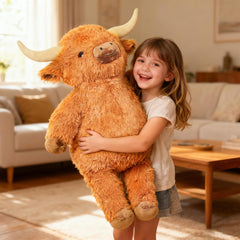 Wepop Highland Cow decorative plush ideal for party or room decor