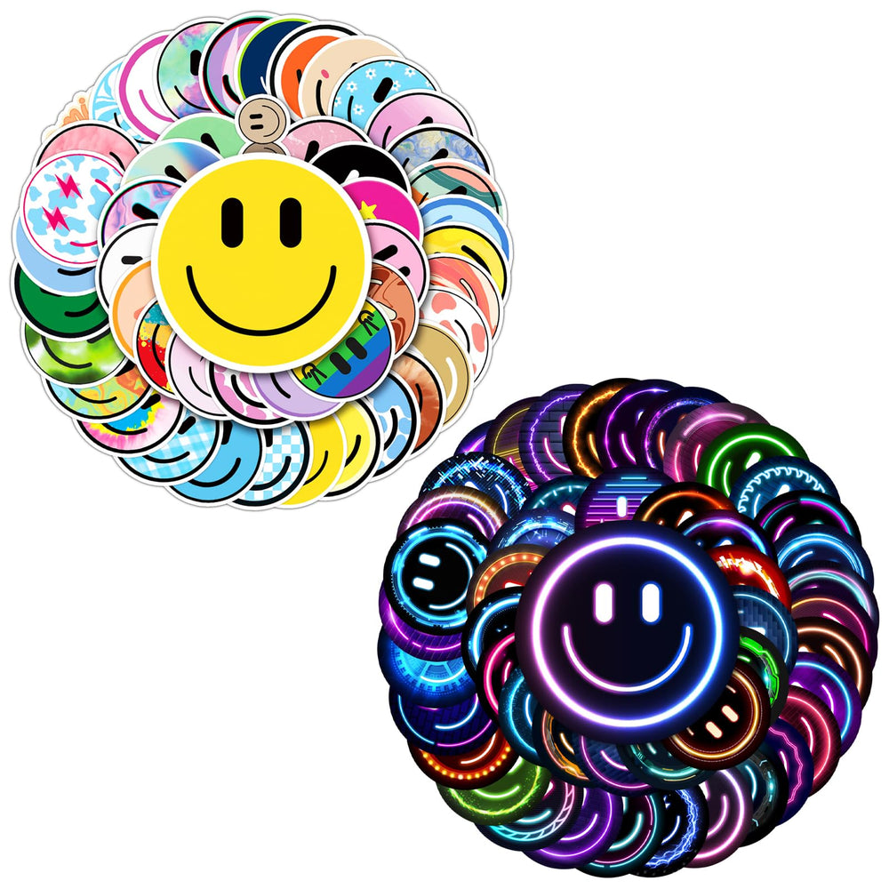 Wercokt smiling water bottle stickers for kid-friendly personalization and rewards