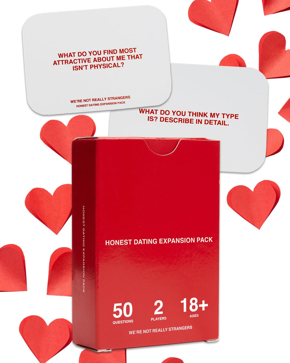 WE'RE NOT REALLY STRANGERS honest dating expansion cover invites thoughtful conversations