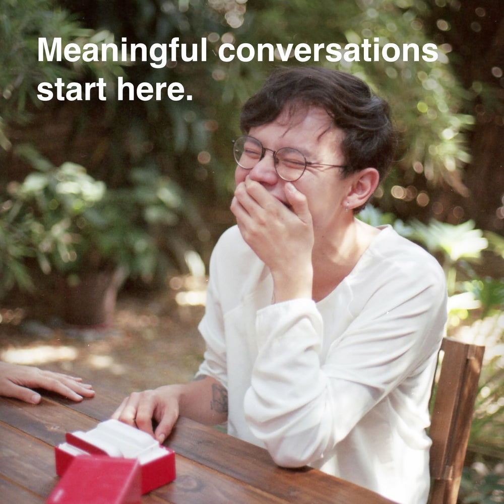 WE'RE NOT REALLY STRANGERS level-one perception prompts spark first impressions.