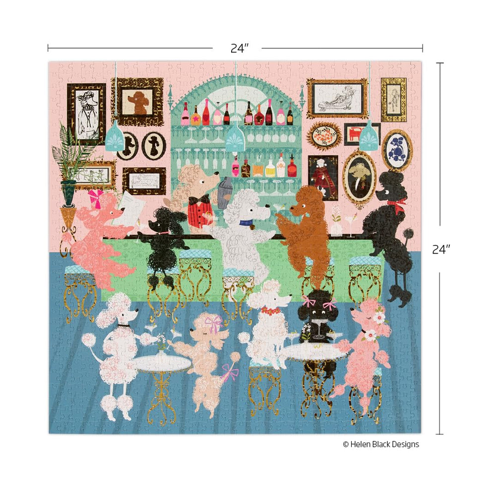 WerkShoppe Poodle Martini Lounge supports artists and art education through purchases.