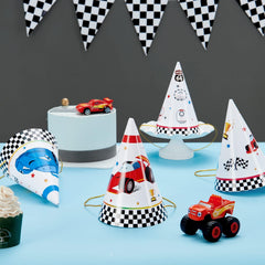 WERNNSAI birthday hats with adjustable ropes for comfortable wear.