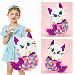 WERNNSAI cat pinata decor for girls' party and photo moments.