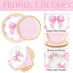 WERNNSAI coquette birthday decor pack ties the theme together across the party.