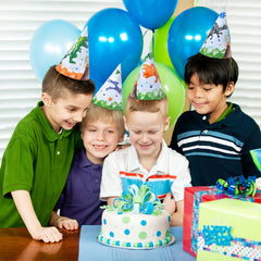 Durable white paper is sturdy and eco-friendly for party wear.