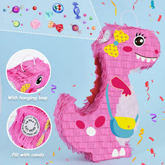 WERNNSAI Dinosaur Pinata hanging ring supports safe, interactive play