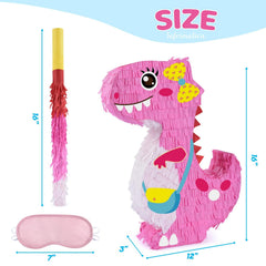 WERNNSAI Dinosaur Pinata size 16 inches for a bold centerpiece