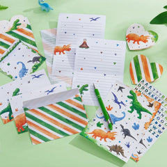 WERNNSAI dinosaur stickers for decorating letters and cards