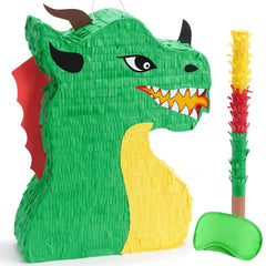WERNNSAI Dragon Pinata assembly ready with durable corrugated paper for a festive party
