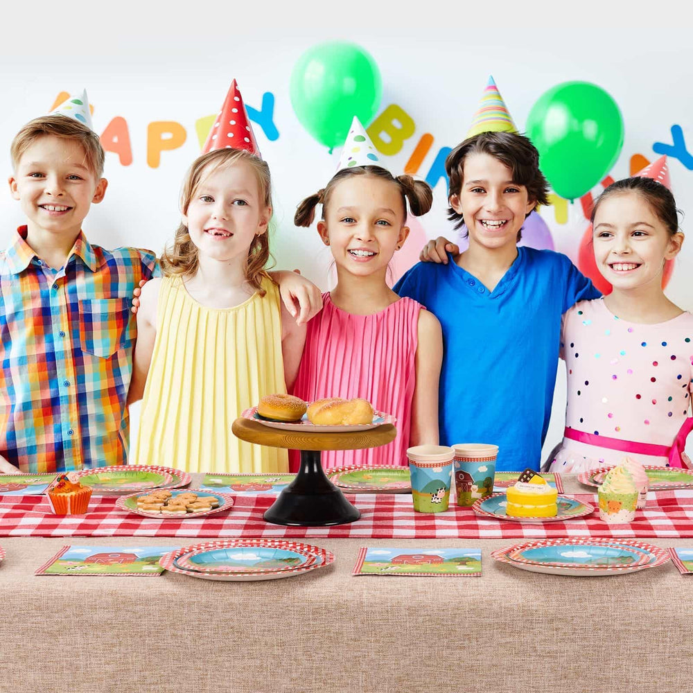 WERNNSAI party supplies with farm theme enhances celebrations
