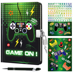 WERNNSAI Luminous Kids Diary cover glows in the dark for nighttime journaling.