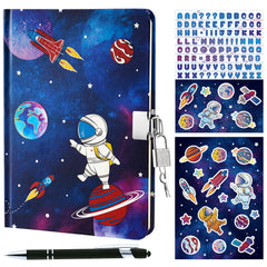 WERNNSAI luminous space diary cover glowing in the dark for night journaling refresh