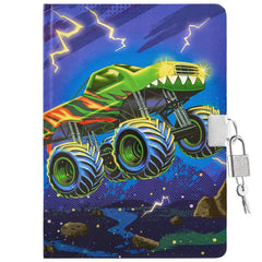 WERNNSAI Monster Truck Diary cover art encourages imaginative writing on the go