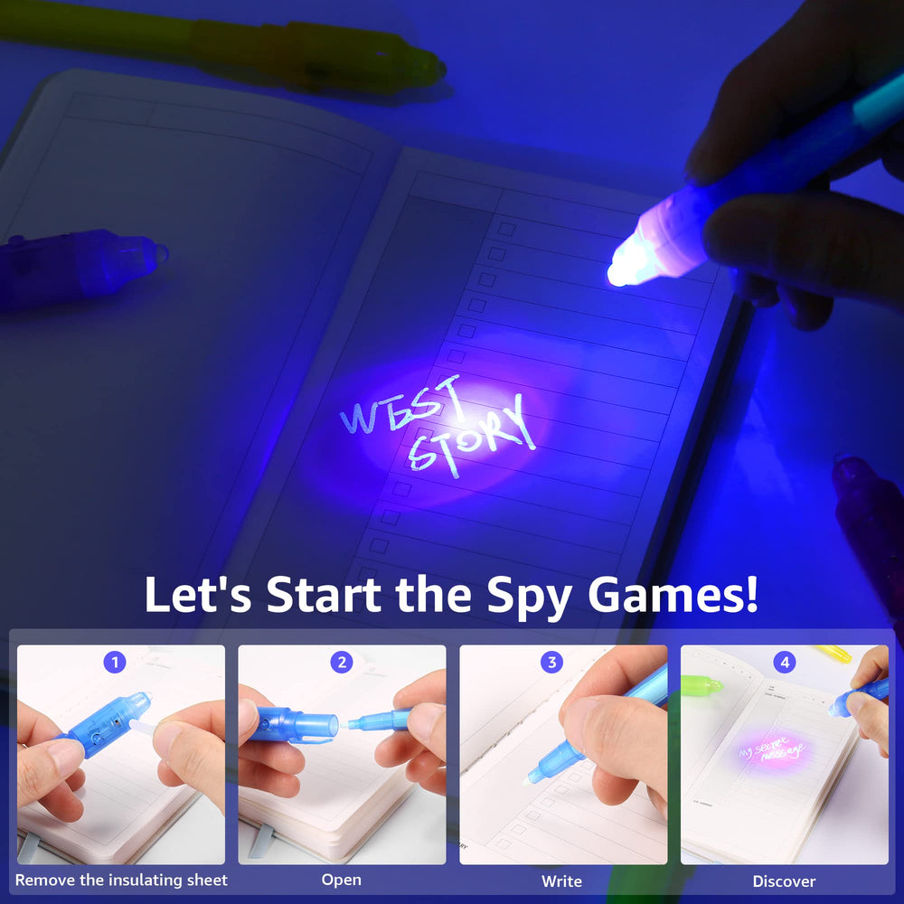 WEST STORY kids' party activities using invisible ink for creative games.