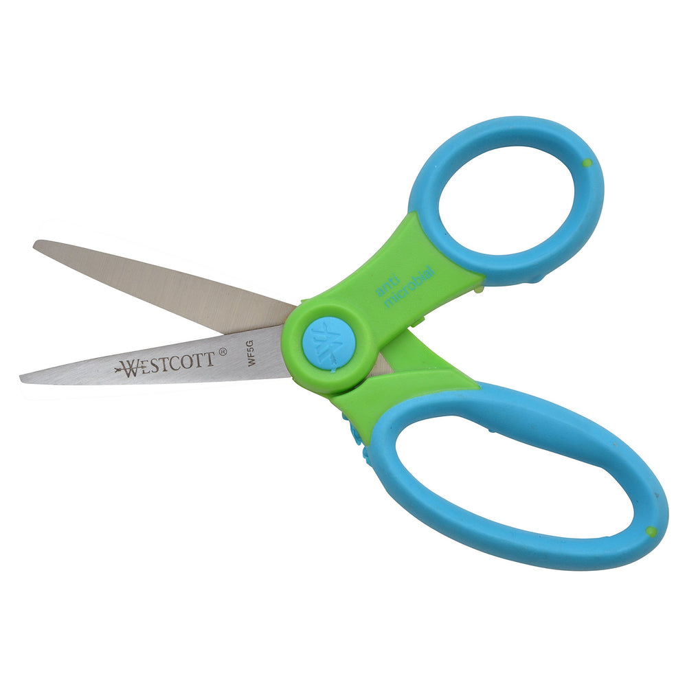 Westcott 14597 soft grip designed for both left and right-handed kids.