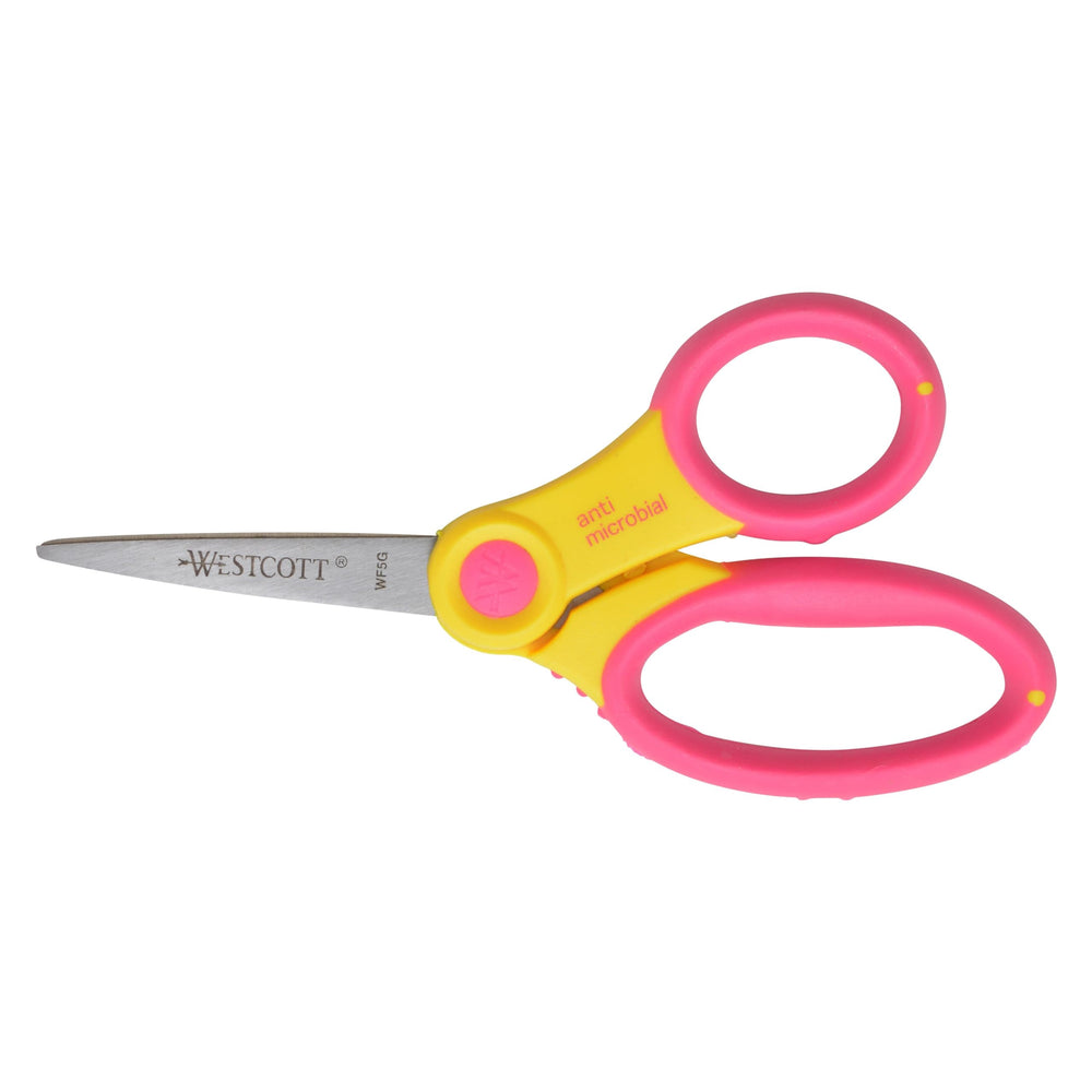 Westcott 14597 right- and left-handed scissors with soft handles for versatile use.