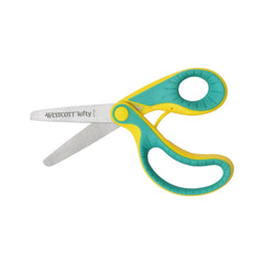 Westcott Ergo JR Lefty showing opening and spring aids for comfortable use