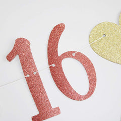 Westlili pink Sweet Sixteen decor ideal for indoor celebrations.
