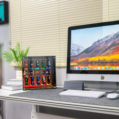 Decorative display piece featuring model car kit on WETCEAOM wallboard