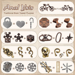 Wettarn 3D steel interlocking puzzle for adults enhances spatial thinking and play.