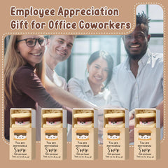 Wettarn office gift packaging display featuring 36 stress balls.