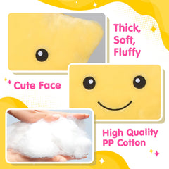 WEWILL Twinkle Star close eyes shows safe embroidered features for worry-free play