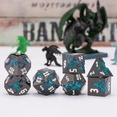 weyano Sharp Edge DND dice set gift case ready for display and gifting.