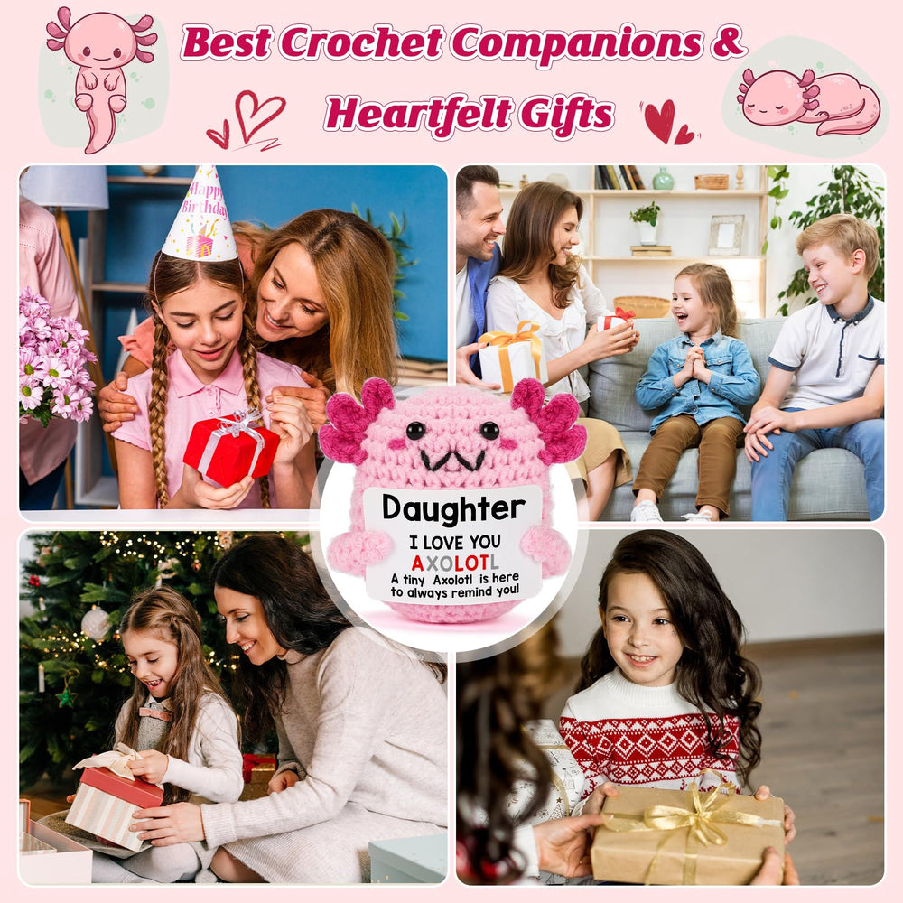 WEYON axolotl plush reinforces family love and daily motivation.