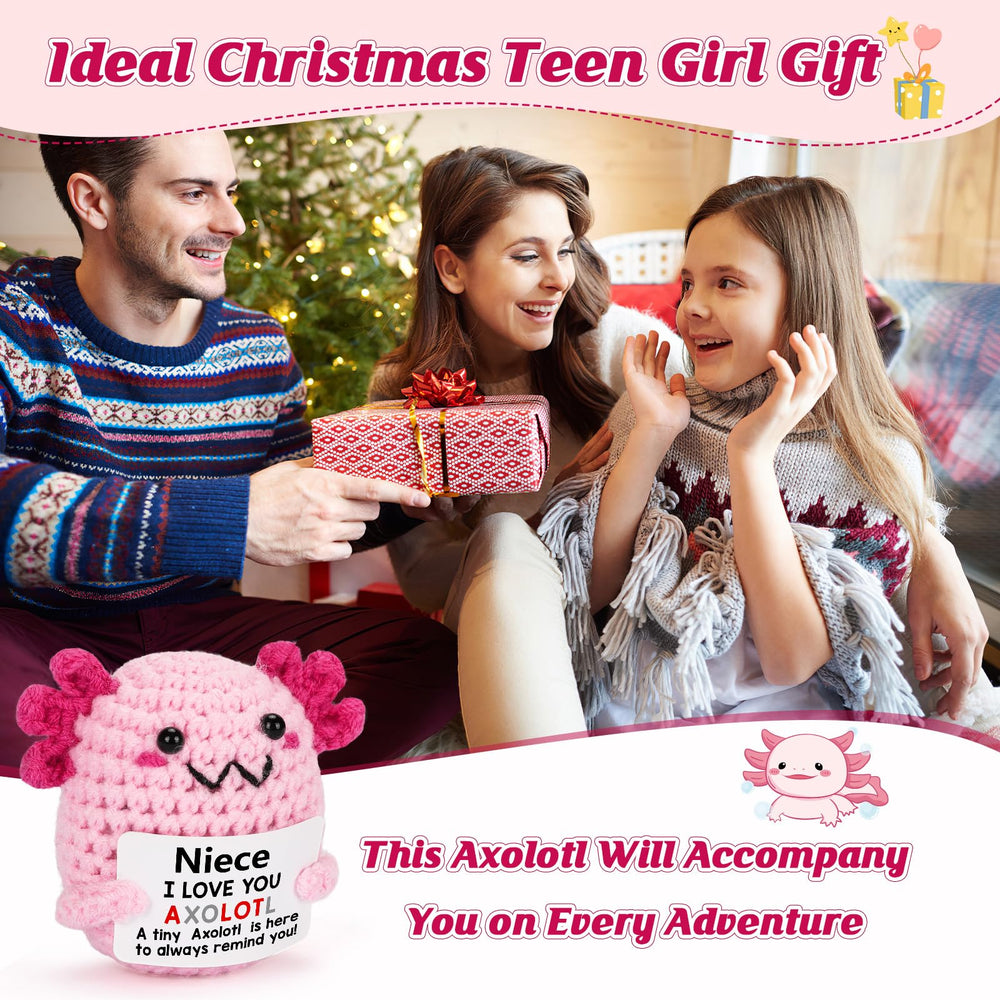 WEYON soft pink axolotl plush invites gentle squeezes and soothing moments