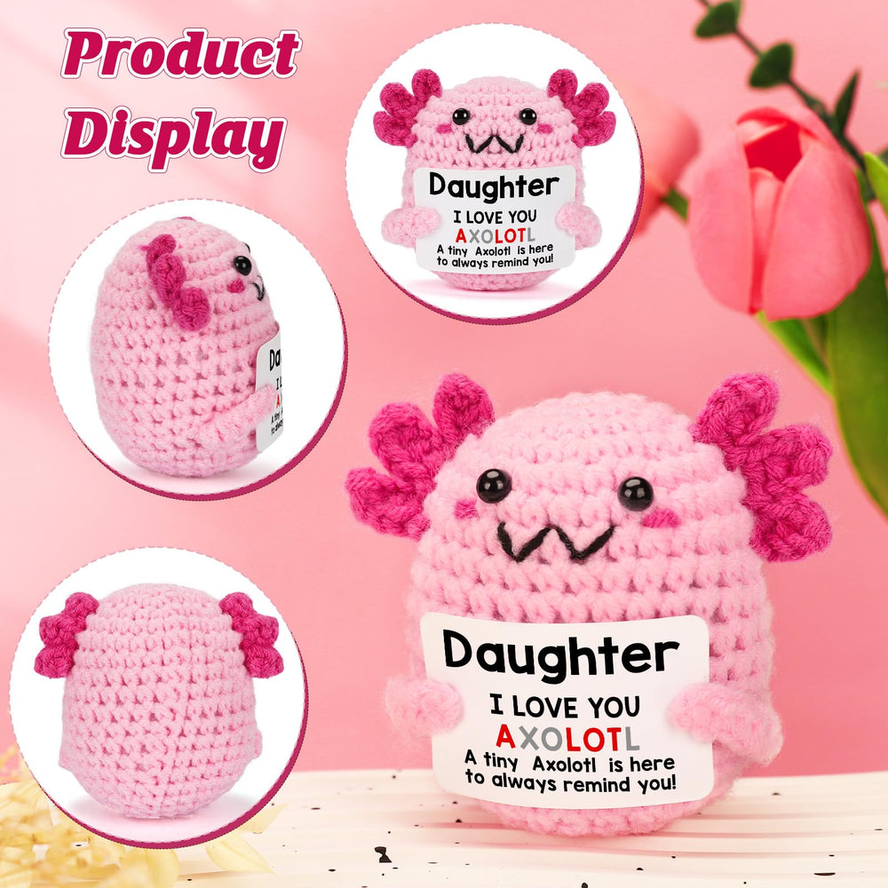 WEYON axolotl plush compact size ideal for on-the-go comfort.