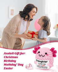 WEYON axolotl plush size scale helps plan stocking stuffers